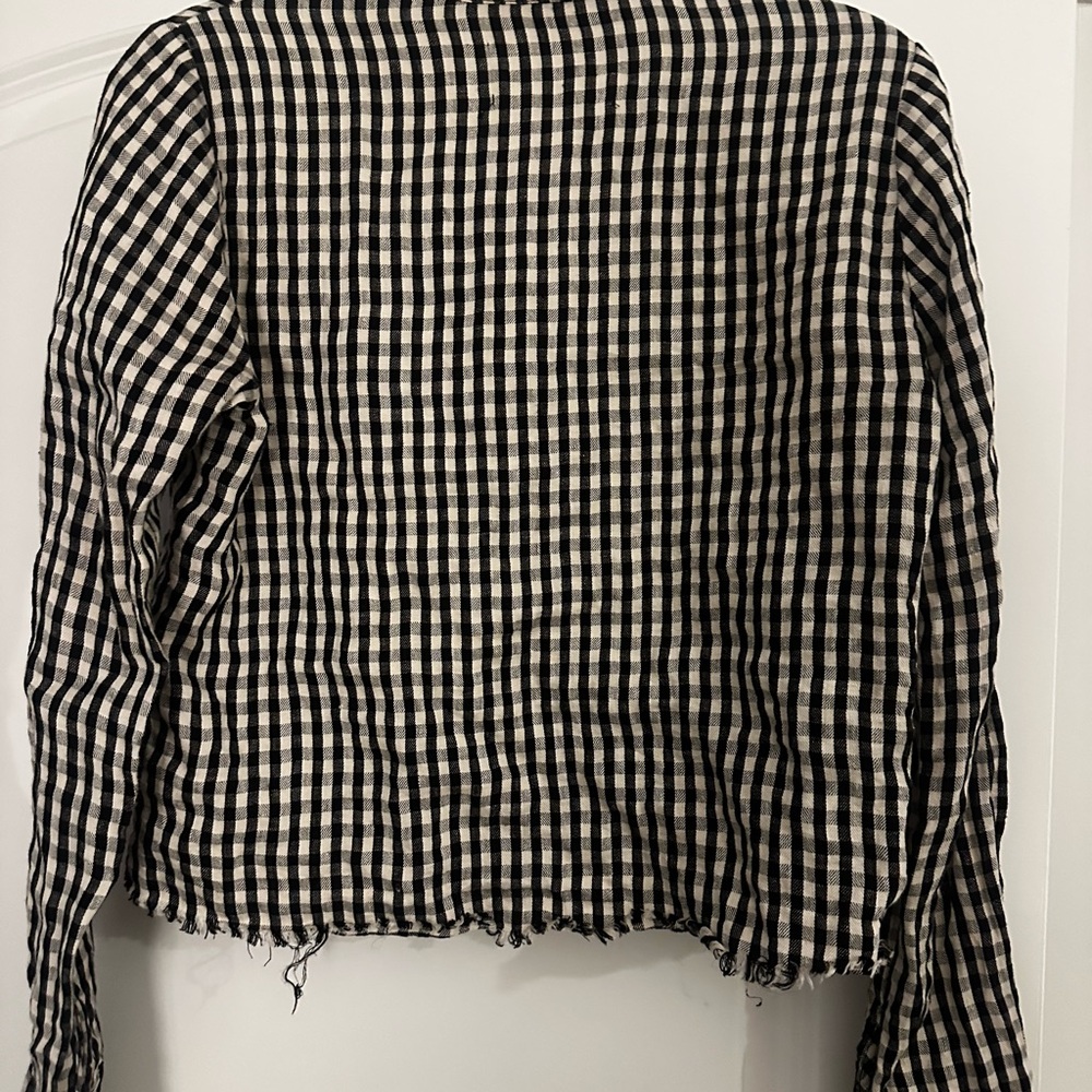 Reformation Button Crop Top - Picture 3 of 3